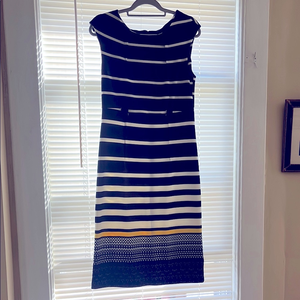 Striped Black and White Dress